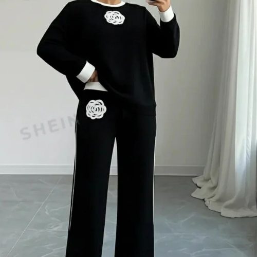 بلوزشلوارچاپ پفک شلواربگ تمام کد 136526 - خرید ست بلوز شلوار زنانه عمده