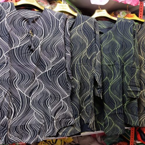 تونیک یقه منگوله دار کد 136544 - خرید ست تونیک شلوار زنانه عمده