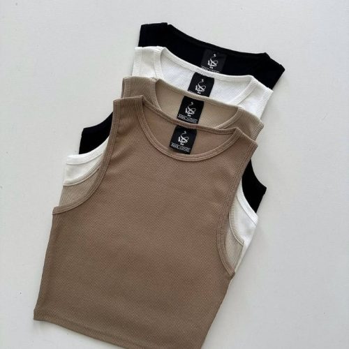 کراپ حلقه ای کبریتی کد 136592 - خرید تاپ و تیشرت زنانه عمده