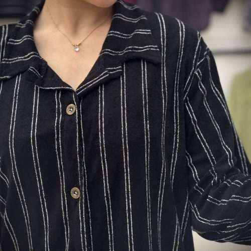 مانتوقواره دارثمر کد 136604 - خرید مانتو زنانه عمده