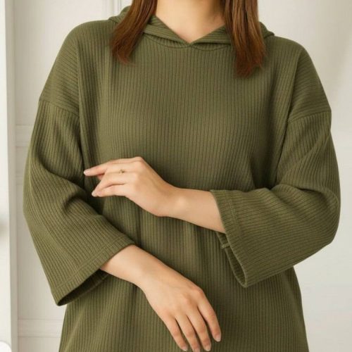 هودی کبریتی قواره کش کد 137066 - خرید کاپشن و هودی زنانه عمده