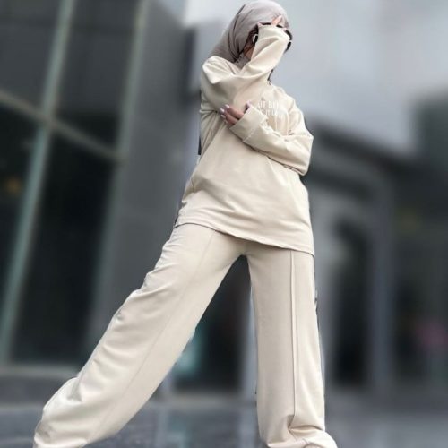 ست آستین بلندشلوارخط اتو کد 138333 - خرید ست بلوز شلوار زنانه عمده