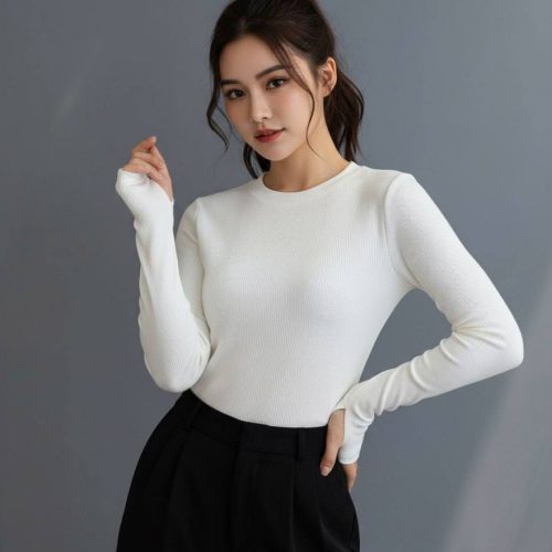 بلوز بیسیک استین فینگری کد 136831 - خرید بلوز تک زنانه عمده