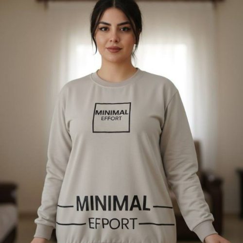 بلوز چاپ مینیمال کد 136869 - خرید بلوز تک زنانه عمده