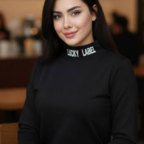 تونیک فینگردار یقه اسکی کد 137627 - خرید تونیک زنانه عمده