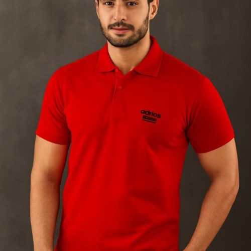 تیشرت مردانه یقه‌دار دکمه‌دار کد 138163 - خرید تیشرت مردانه عمده