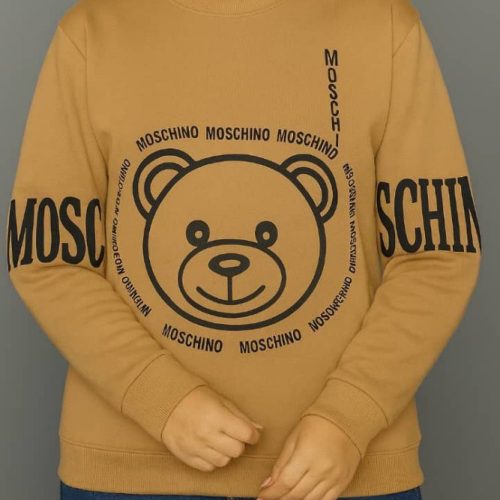 بلوز آستین بلند چاپ موسچینو کد 138595 - خرید بلوز تک زنانه عمده