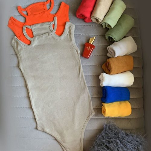 تیشرت بادی حلقه ای فروش عمده پوشاک