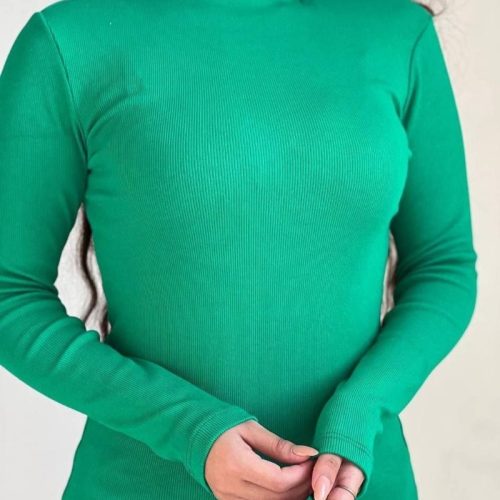 خرید عمده زیر سارافون کوتاه یقه پنج سانت - تاپ و تیشرت زنانه عمده