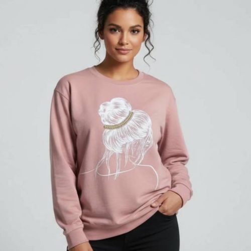 فروش عمده بلوز دختر چاپ مروارید کد 132956