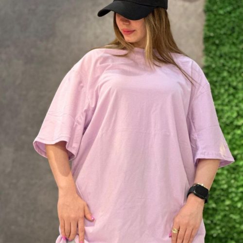 فروش عمده تیشرت لانگ ساده زنانه و مردانه کد 133329