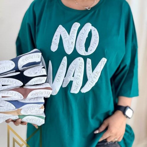 تیشرت لانگ چاپدار کد 133393