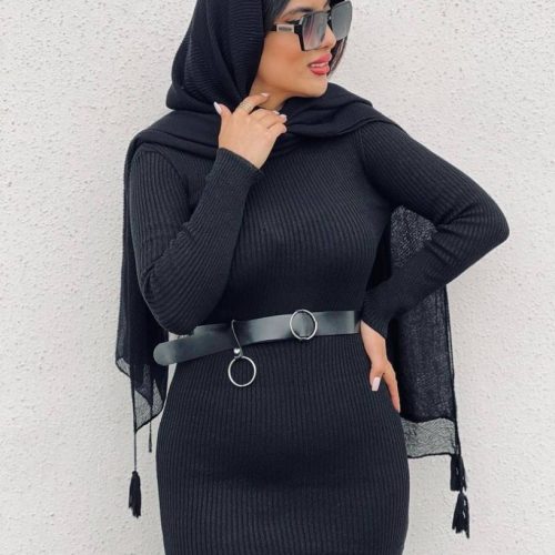 زیر سارافون یقه گرد کد 134032 - خرید تونیک زنانه عمده