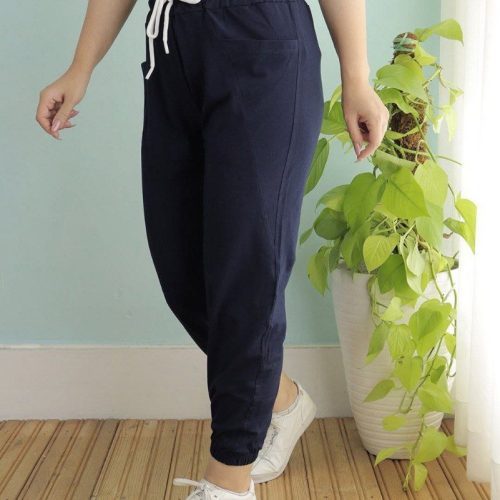 شلوار جاگر جیب طرح مثلثی کد 134677 - خرید شلوار زنانه عمده