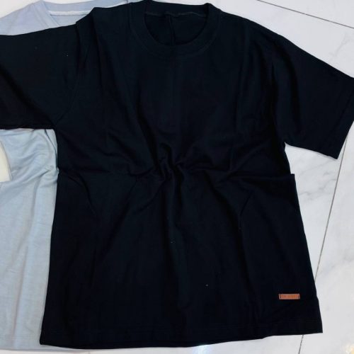 تیشرت بیسیک چرم دوزی کد 135790 - خرید تاپ و تیشرت زنانه عمده