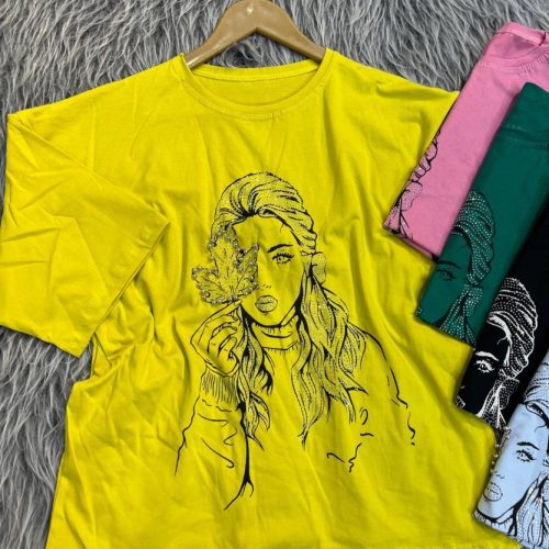 باکسی نگین مروارید دختر کد 135868 - خرید تاپ و تیشرت زنانه عمده