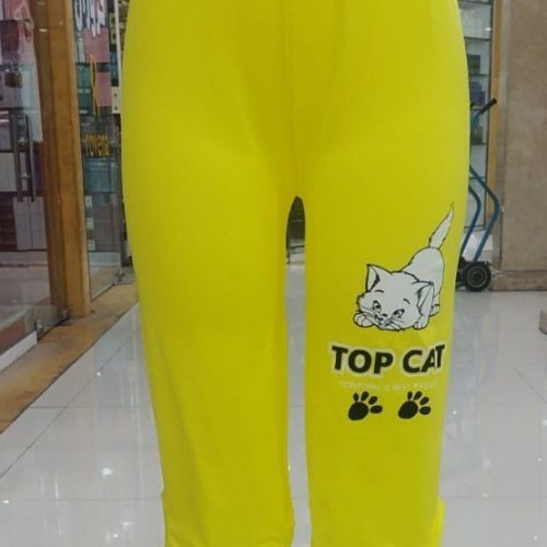 شلوارک زنانه چاپ گربه کد 134490 - خرید شلوار زنانه عمده