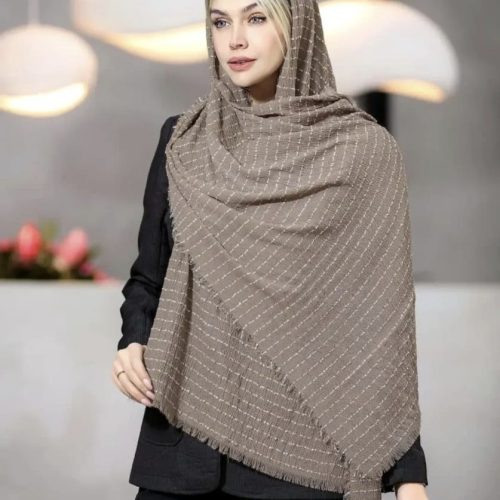 شال نخی مورچه ای دور ریش کد 137809 - خرید آرایش مو عمده