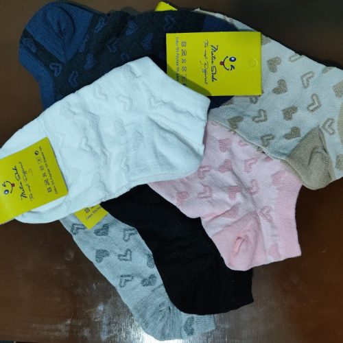 جوراب زنانه قلبی کد 138075 - خرید مراقبت بدن عمده