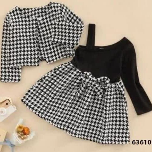 ست سارافون وکت بچگانه کد 138870 - خرید سارافون دخترانه عمده