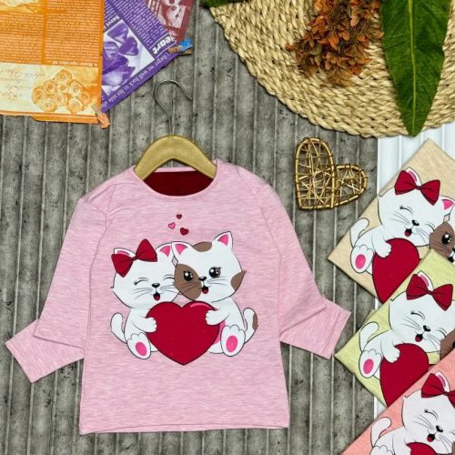 بلوز تک دخترانه با قیمت اقتصادی کد 138872 - خرید بلوز تک دخترانه عمده