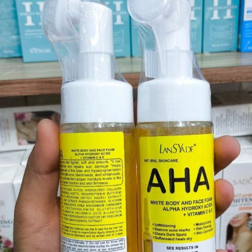 خرید عمده فوم AHAسفید کننده پوست - پاک کننده صورت عمده