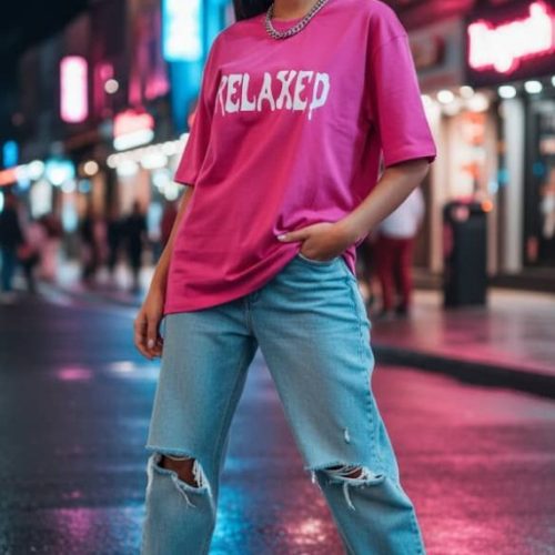 تیشرت لانگ کد 142814 - خرید ست بلوز شلوار زنانه عمده