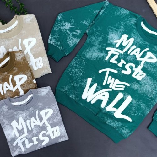 چاپ پولکی کد 139123 - خرید بلوز تک پسرانه عمده