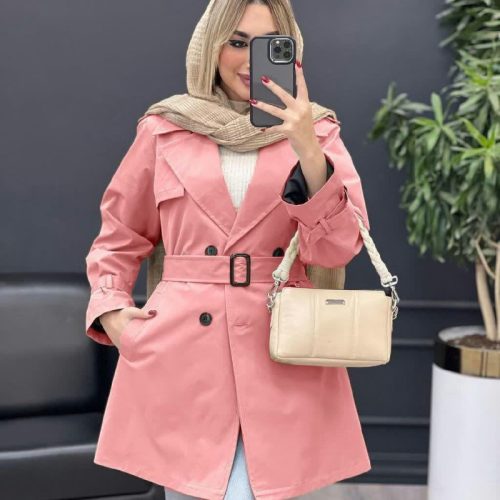 فروش عمده مانتو سگک دار کتان - کت و شلوار زنانه عمده