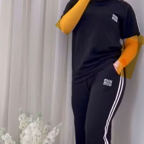 ست لش وشلوار بگ کد 141650 - خرید ست تیشرت شلوار زنانه عمده