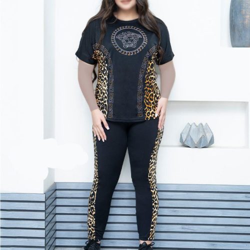 ست تیشرت و شلوار زنانه کد 133900 - خرید ست تیشرت شلوار زنانه عمده