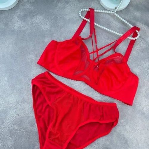 ست فنردار کد 134845 - خرید شورت و سوتین زنانه عمده