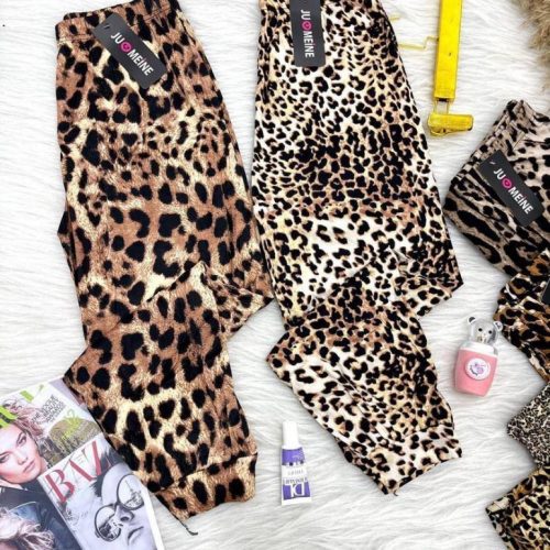 شلوار گیاهی پلنگی فروش عمده پوشاک