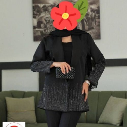خرید عمده کت نگین آبشاری