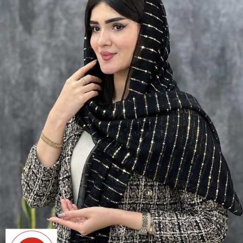 خرید عمده شال حریر آینه ای