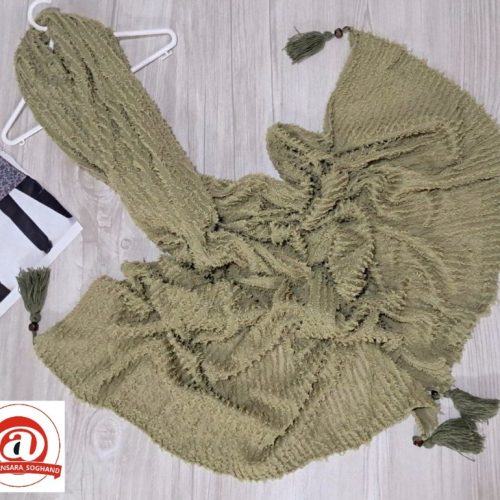 خرید عمده شال نخی تدی پاییزه