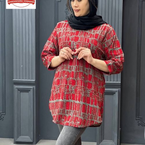 خرید عمده مانتو اسپرال کمربندار