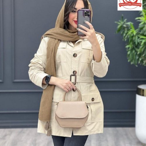 خرید عمده مانتو چهارجیب السا - مانتو زنانه عمده