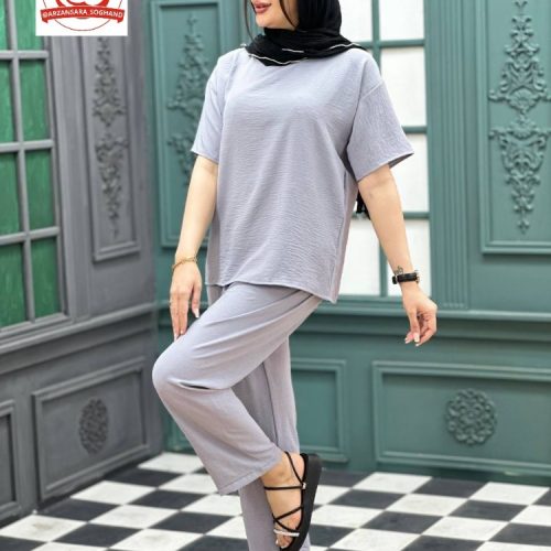 خرید عمده ست ابروبادی - ست تیشرت شلوار زنانه عمده