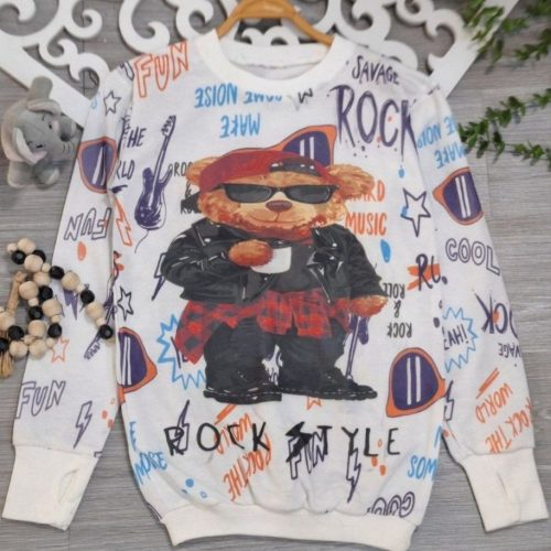 فروش عمده بلوز فینگردار خرسی کد 133144