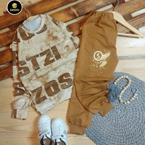 ست اسپرت کد 134464 - خرید ست بلوز شلوار پسرانه عمده