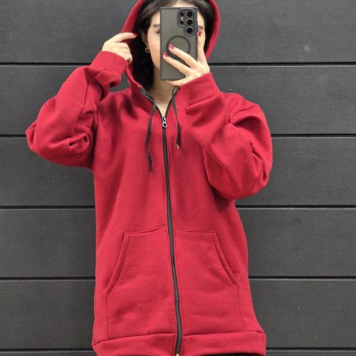 سویشرت داخل کرکی اسپرت کد 134534 - خرید کاپشن و هودی زنانه عمده