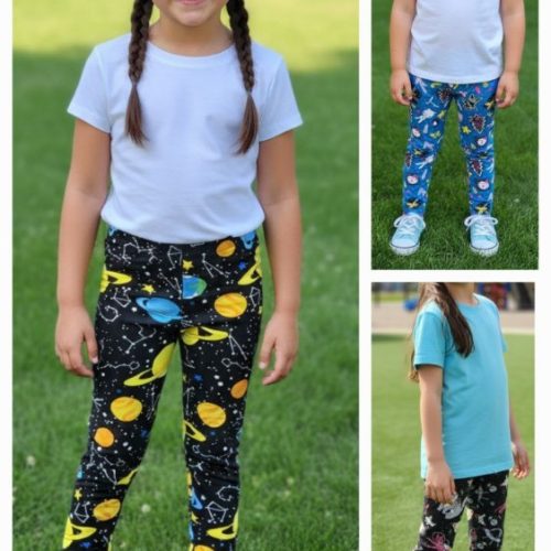 شلوار گیاهی دخترانه کد 134537 - خرید شلوار دخترانه عمده