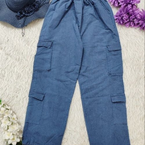 شلوار کارگو کد 134614 - خرید بیلر دخترانه عمده