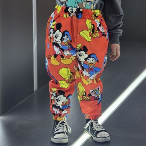 شلوار بوگاتی میکی موس کد 135408 - خرید شلوار دخترانه عمده