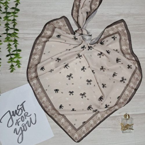 مینی اسکارف نخی کد 137298 - خرید شال و روسری زنانه عمده