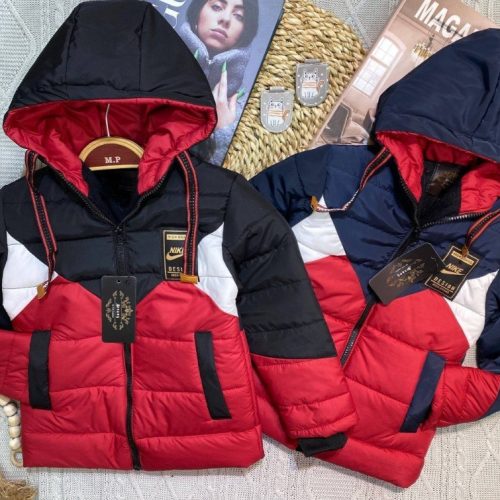 کاپشن پسرانه کد 137384 - خرید کاپشن و هودی پسرانه عمده