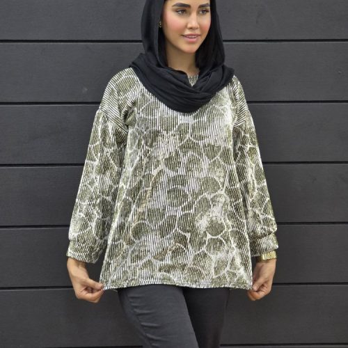 شومیز زیگو آستین سه ربع کد 137520 - خرید شومیز زنانه عمده