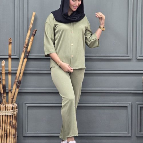 تونیک شلوار پاییزه کد 137521 - خرید ست تونیک شلوار زنانه عمده