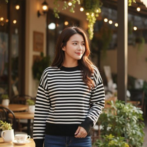 کراپ بافت رینگی کد 138026 - خرید بلوز تک زنانه عمده